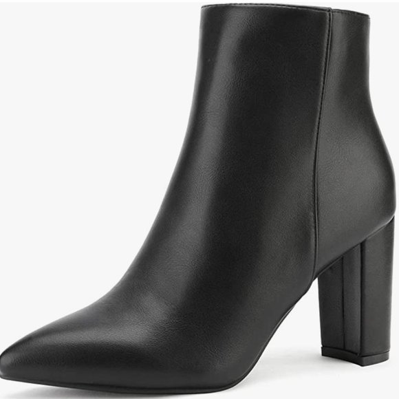 NEW Dream Pairs Womens Platform Chunky Block Heel Ankle Booties Sz 8 - Picture 2 of 5